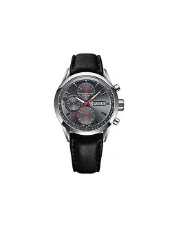 Men's 7730-STC-60112 Freelancer Analog Display Swiss Automatic Black Watch