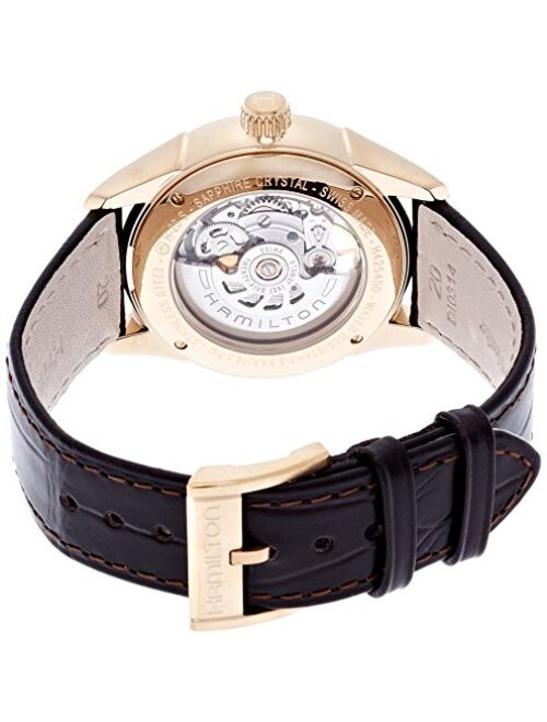 Hamilton Men's H42545551 Jazzmaster Analog Display Automatic Self Wind Brown Watch