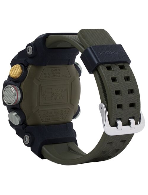 Casio Men's Analog-Digital Connected Mudmaster Green & Black Resin Strap Watch 53.1mm