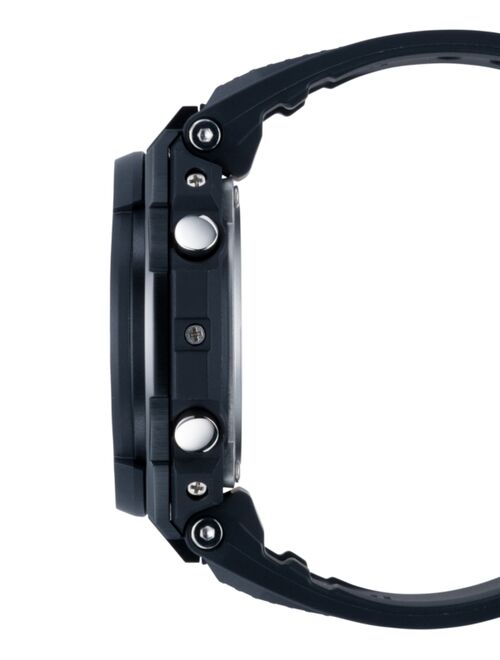 Casio Men's Analog-Digital Black IP with Black Resin Strap G-Steel Watch 51x53mm GSTS100G-1B