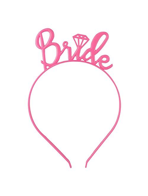 Bride Tiara Headband Rose Gold - Glam Rose Gold Bride To Be Headband - Bridal Shower, Bachelorette Party, Wedding Tiara Headband HdBd(GlamBride)RSG