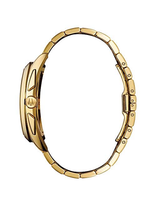 Bulova Dress Analog Gold Watch (Model: 97A125)