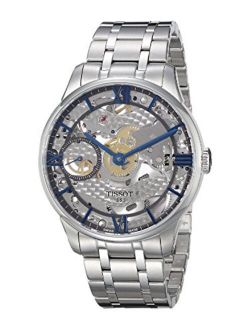 Men's T0994051141800 T-complication Analog Display Swiss Automatic Silver Watch