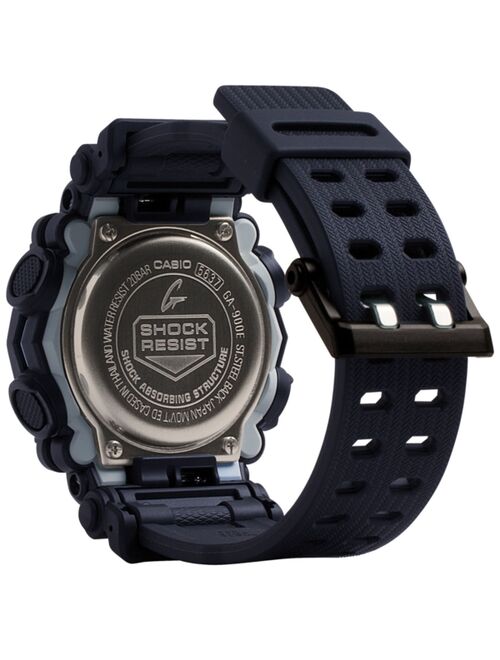 Casio Men's Analog-Digital Black Reflective Resin Strap Watch 49.5mm