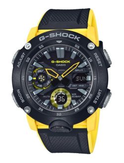 G-Shock Analog-Digital Black & Yellow Resin Strap Watch GA2000-1A9