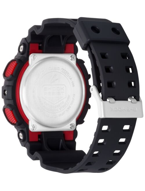 Casio Men's Analog Digital Black Resin Strap Watch GA100-1A4