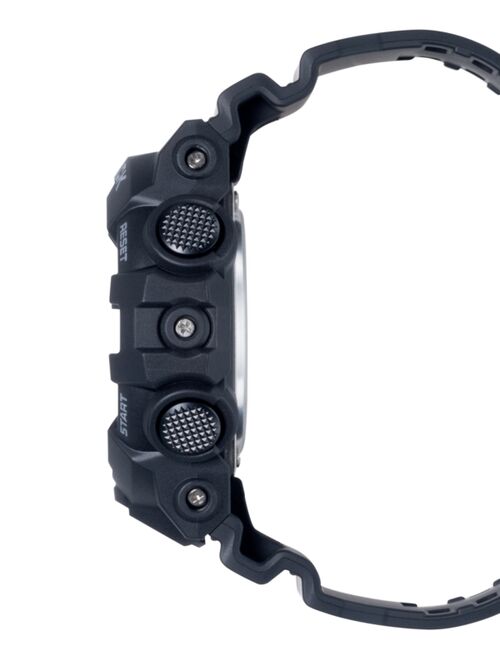 Casio Men's Analog-Digital Black Resin Strap Watch 53x58mm GA-700-1B