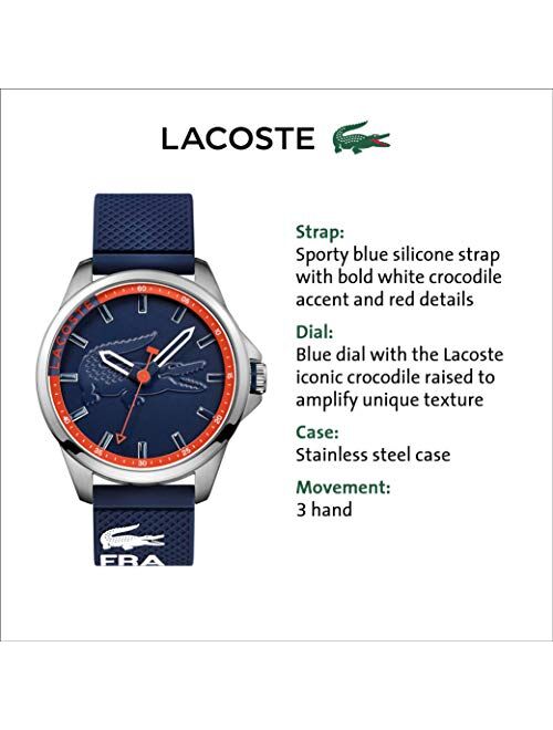 Lacoste Men's 2010842 Capbreton Analog Display Japanese Quartz Blue Watch
