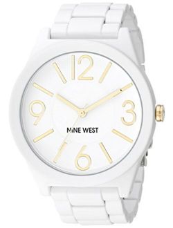 Women's NW/1678WTWT Matte White Rubberized Bracelet Watch