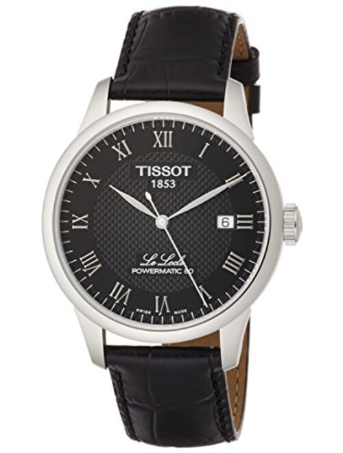 Tissot Men's Le Locle Stainless Steel Dress Watch Black T0064071605300
