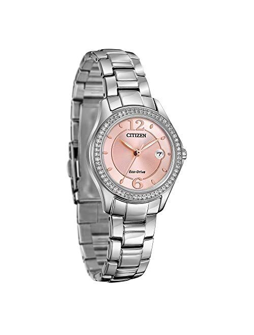 Citizen Women's Eco-Drive Silhouette Crystal Watch with Date, FE1140-86X