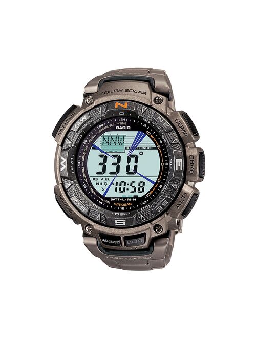 Casio Men's Pathfinder Tough Solar Triple Sensor Digital Chronograph Watch - PAG240T-7
