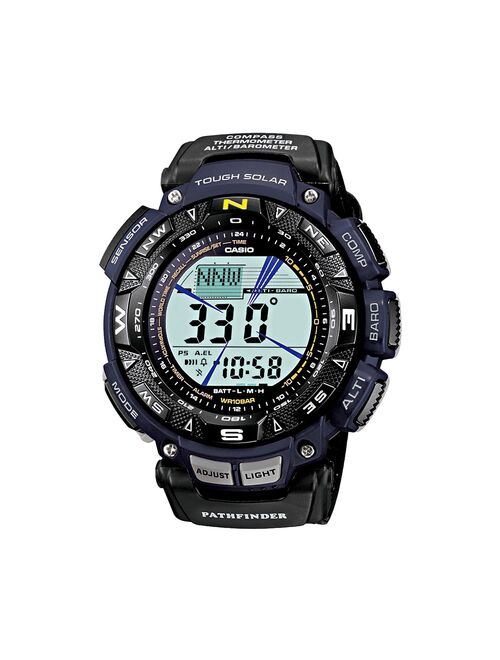 Casio Men's Pathfinder Tough Solar Triple Sensor Digital Chronograph Watch - PAG240B-2
