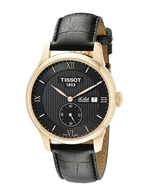 Tissot Men's T0064283605801 Le Locle Analog Display Swiss Automatic Black Watch