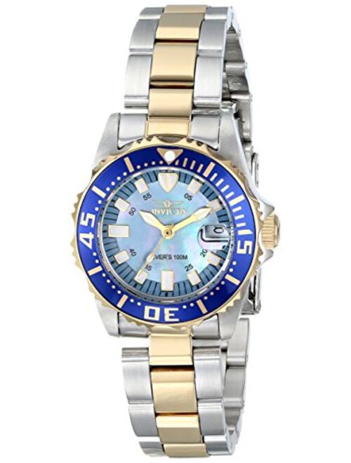 Invicta Women's Pro Dive Two-Tone Stainless Steel Quartz Watch, Two Tone (Model: 2961)
