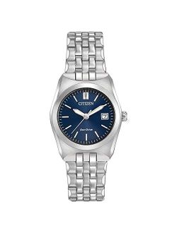 Women's Eco-Drive Stainless Steel Watch with Date, EW2294-53L