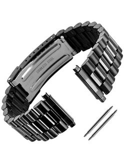 Gilden Unisex Non-Expansion 18-23mm Stainless Steel Watch Band 1536