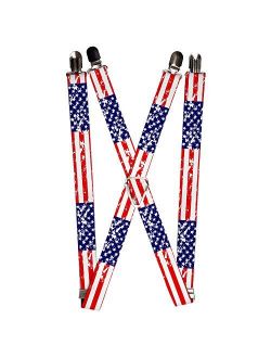 Buckle-Down womens Buckle-down - United States Suspenders, Multicolor, One Size US