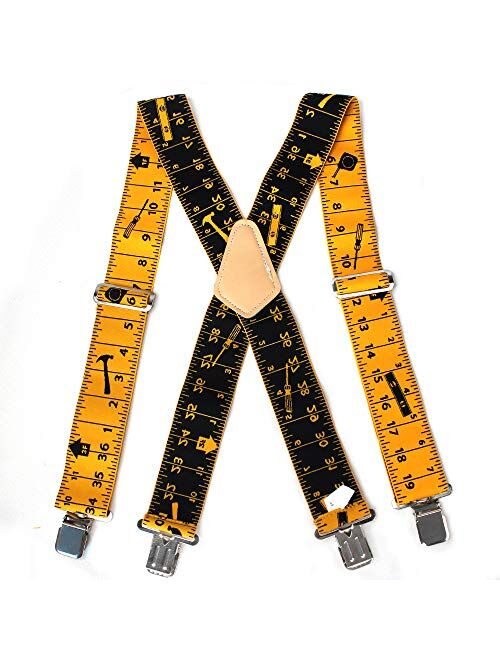 Construction Clip Tape Measure Suspenders