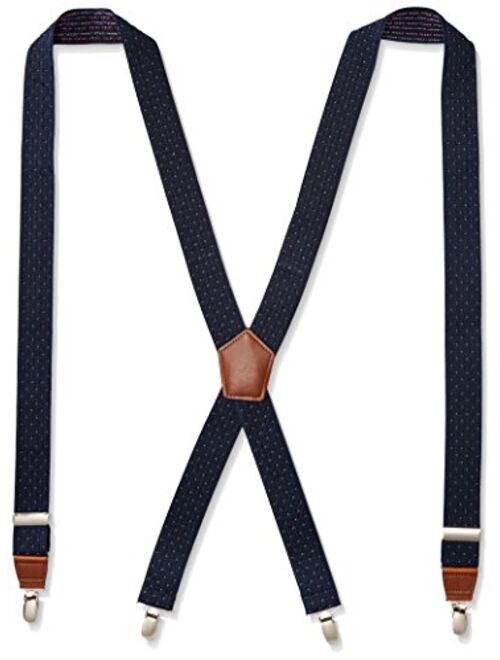 Dockers Men's 1.25 Inch Dobby X-Back Poly Stretch Suspender
