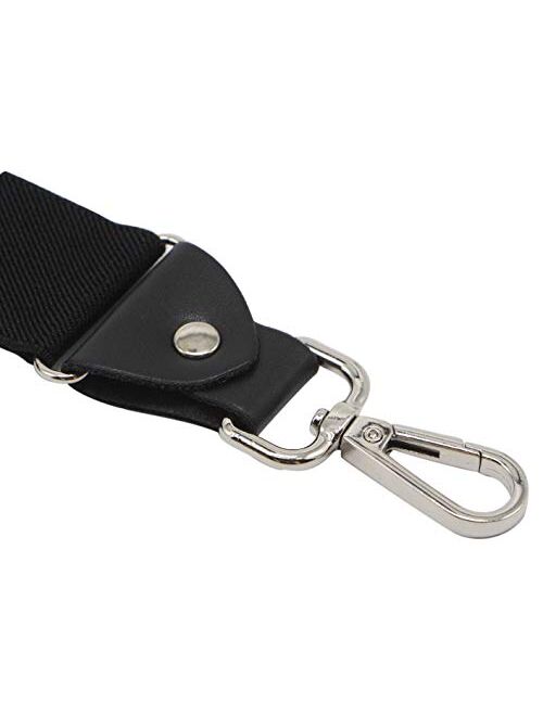 Mens Suspender with Swivel Hooks Adjustable Braces Y Shaped Elastic Comfortable Braces Belt Loops Strap