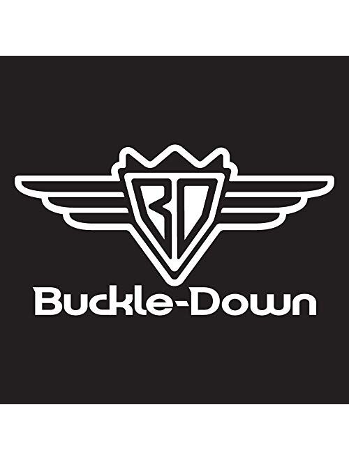 Buckle-Down Suspenders-Superman Shield Splatter Black/White