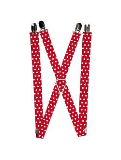 Buckle-Down Men's Suspender-Minnie Mouse, 3.5" x 2.5"