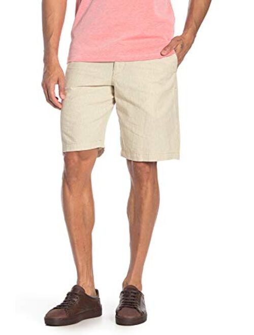Tommy Bahama Stripe City Linen Blend Shorts, Stone Khaki