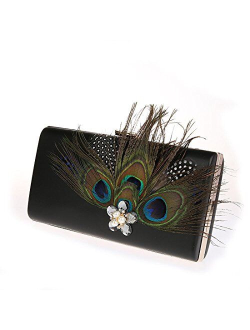 KAXIDY Ladies Evening Bag Flowers Evening Clutch Bags Wedding Bridal Prom Party Purse Clutches