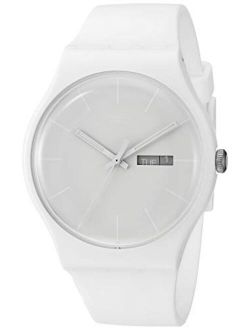 Unisex SUOW701 Quartz Plastic White Dial Watch