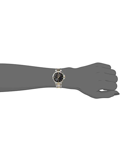 Seiko Women's Japanese-Quartz Watch with Sloar Stainless-Steel Strap, Two Tone, 7 (Model: SUT316)