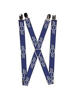 Buckle-Down Unisex-Adult's Suspender-Chevy, Multicolor, One Size
