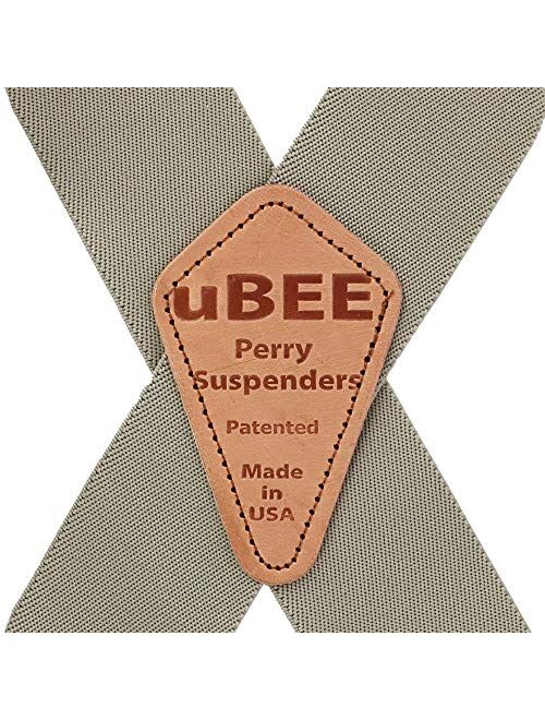 2 inch Perry Outback "Comfort" Suspenders (Wear Like a Vest) (Tan,Regular size)