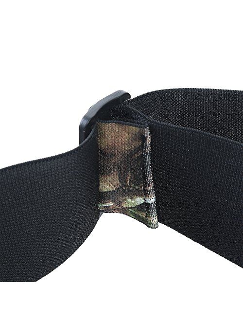 Kajeer Mens Utility Suspenders X Shape - Wide 2" Solid Straight Clip Suspender
