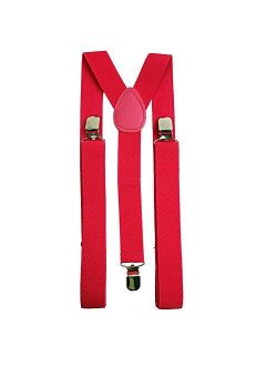 Mens/Womens One Size Suspenders Adjustable - (Various Neon Colors)