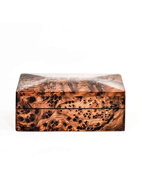 Bazaardi Hand Carved Wooden Multipurpose Keepsake Jewelry Decorative Art Box Storage Organizer ( Large wood Box ,Antique ) (Medium)