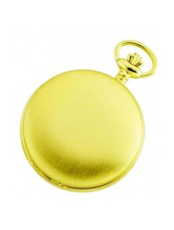 Women's Pocket Watch w Gold-Plated Accent