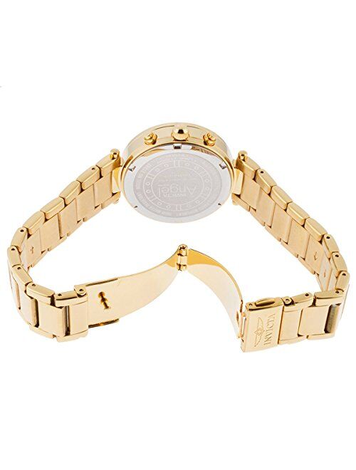 Invicta Women's 21387 Angel 18k Gold Ion-Plated Stainless Steel Bracelet Watch