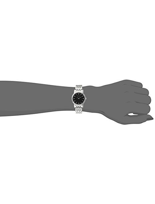 Bulova Women's 96P148 Diamond Gallery Analog Display Japanese Quartz White Watch, Silver