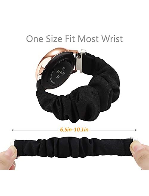 Magwei Band Compatible with Samsung Galaxy Watch Active/Active2 40mm/44mm, Scrunchie Wristband Replacement Compatible for Galaxy Watch 42mm/Gear S2 Classic/Gear Sport Sma