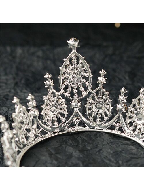 Pageant Queen Bridal Wedding Prom Tiara Crown Hair Accessories Headband