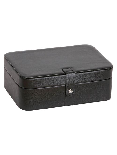 Lila 48-Section Jewelry Box in Black