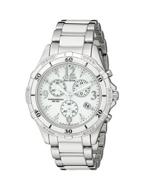 Citizen Women's Eco-Drive Chronograph Watch with Diamond Accents, FB1230-50A
