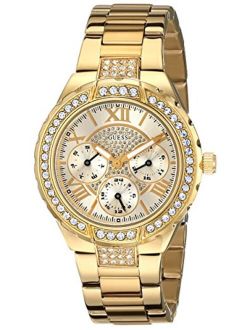 Women's U0111L2 Sparkling Hi-Energy Mid-Size Gold-Tone Watch