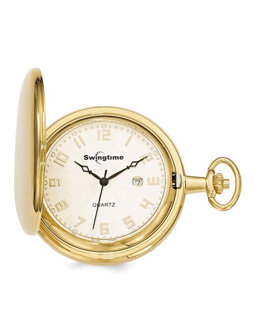 Sonia Jewels Swingtime Gold-finish Brass Quartz 48mm Pocket Watch