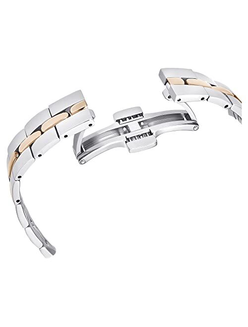 SWAROVSKI Women's Cosmopolitan Watch Collection, Metal Bracelet, Stainless Steel Band