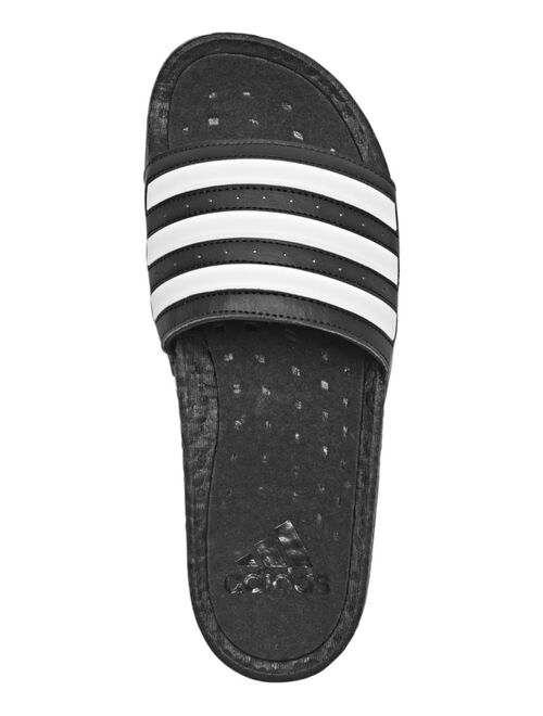 Adidas Men's Adilette Boost Slide Sandals from Finish Line