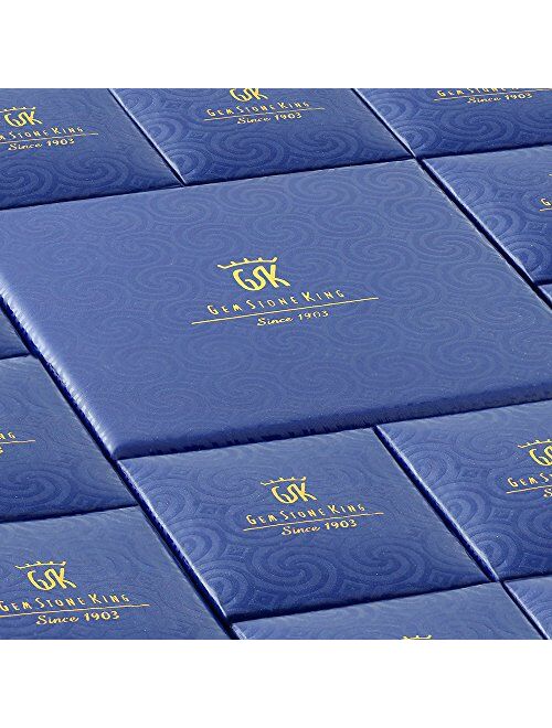 Gem Stone King Purple Amethyst 925 Sterling Silver Pendant Necklace 7.12 Ct Emerald Cut Gemstone Birthstone with 18 Inch Silver Chain