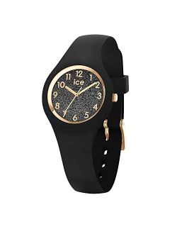 ICE-Watch Women's Quartz Watch with Silicone Strap, Black, 12 (Model: 015347)