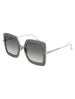 BV0209S Sunglasses 001 Grey-Silver/Grey Gradient 51MM